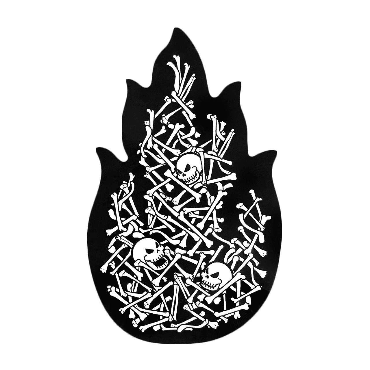 Sapnap Glow In The Dark Bone Flame Sticker