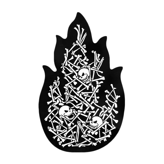 Sapnap Glow In The Dark Bone Flame Sticker