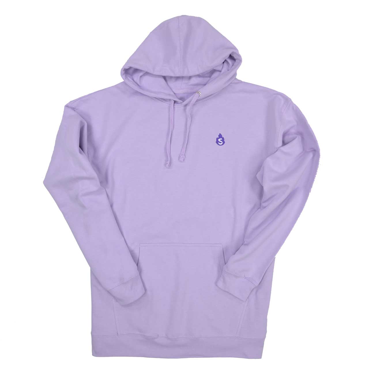 Sapnap Pastel Embroidered S Flame Pullover Hoodie
