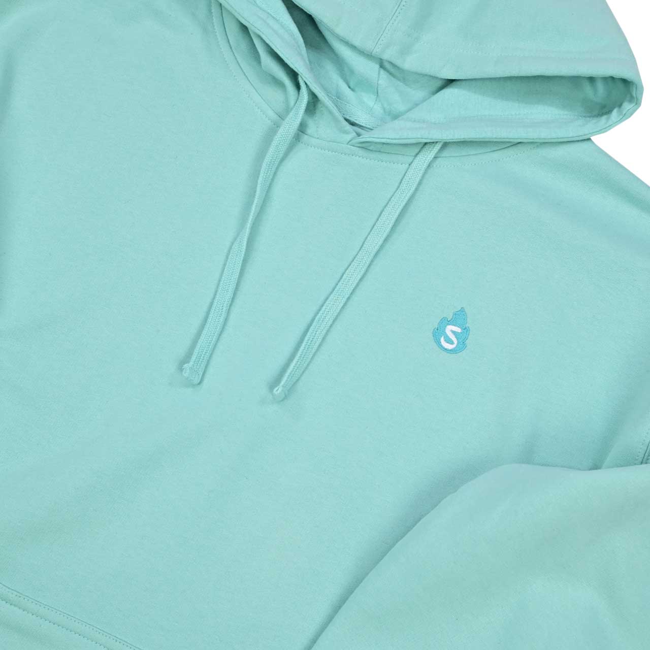 Sapnap Pastel Embroidered S Flame Pullover Hoodie