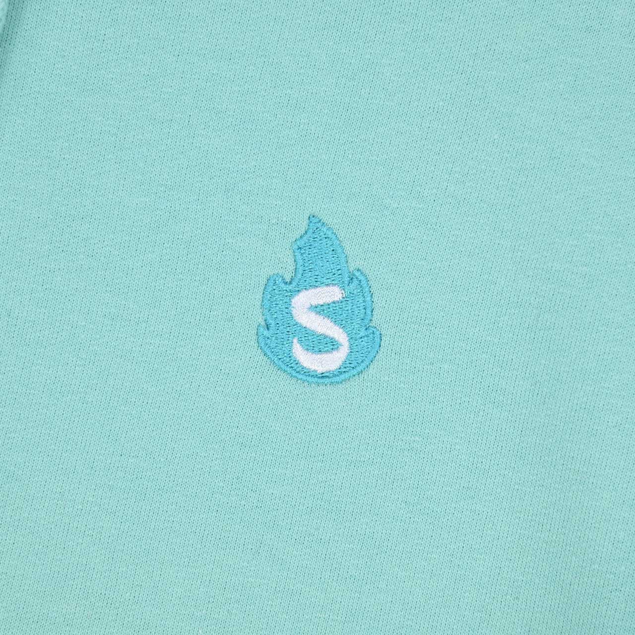 Sapnap Pastel Embroidered S Flame Pullover Hoodie