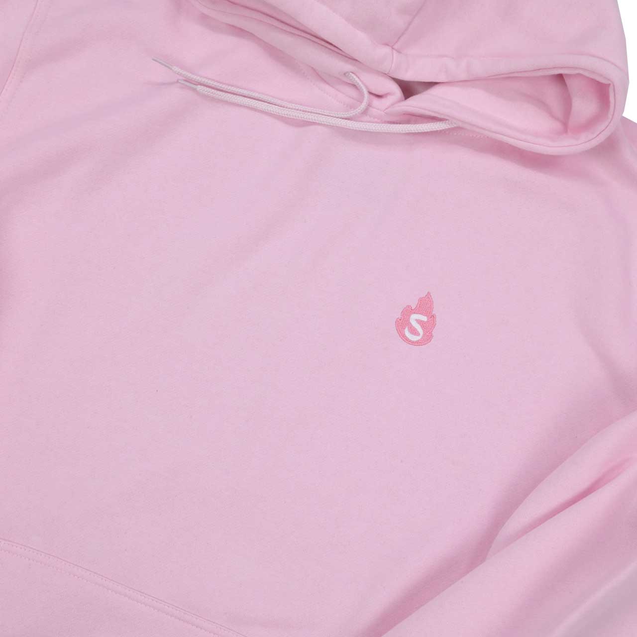 Sapnap Pastel Embroidered S Flame Pullover Hoodie