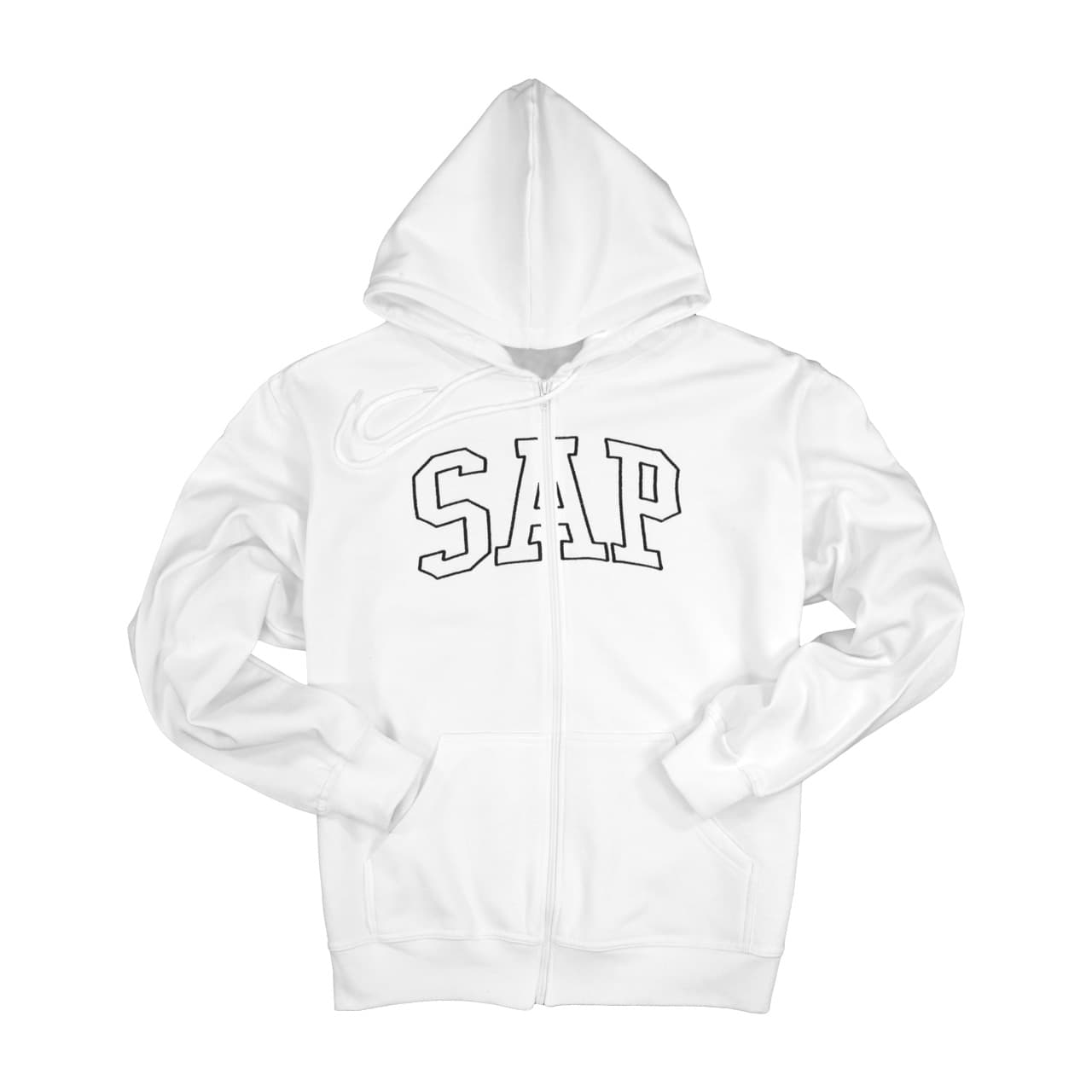 Sapnap SAP Embroidered Full-Zip Hoodie