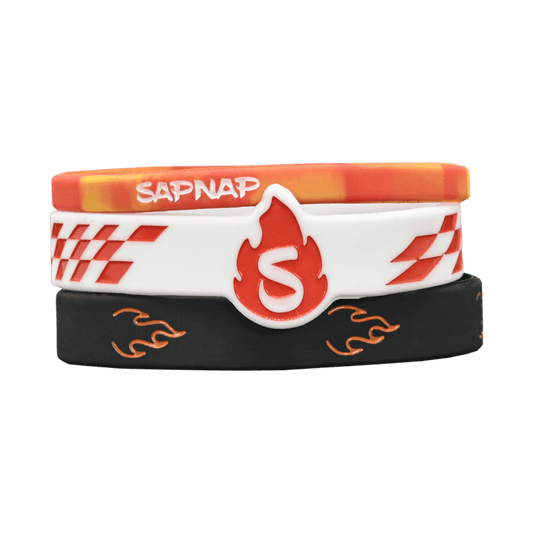 Sapnap Wrist of Fire Wristbands 3-pack